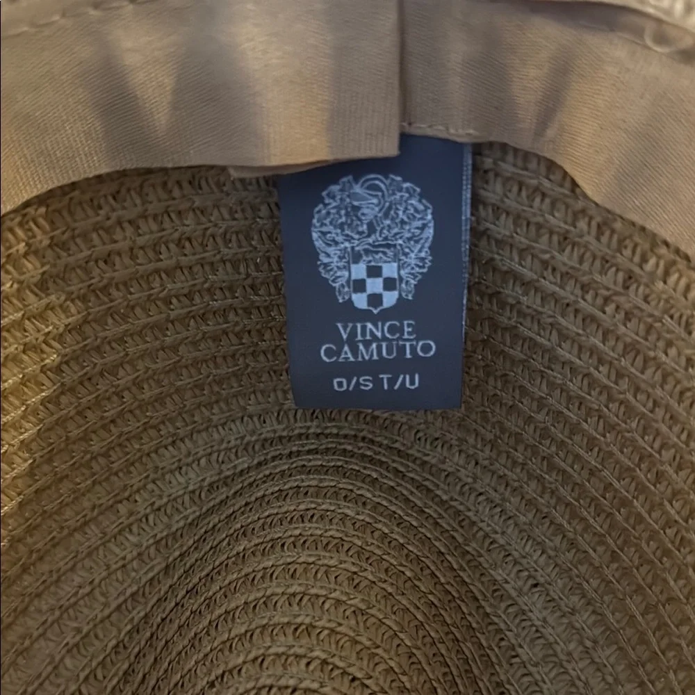 Vince Camuto Tan and Black Fedora Hat - Picture 3 of 3
